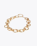 Short Rounded Link Necklace