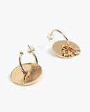 Mobile Hoop Earring with Infinity Heart