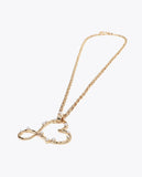 Fine Chain Necklace with Infinite Heart