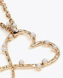 Fine Chain Necklace with Infinite Heart