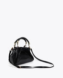 Crossbody Bag Leather Effect with Braided Handle and Metal Details