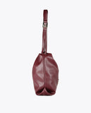 Leather Effect Shopper Bag with Oval LC Logo