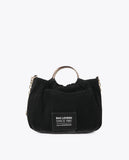 Pleated Faux Leather Effect Bag with 'bags lovers' Tag