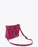Quilted Logo Mini Shopper in Faux Leather with Chain Handle