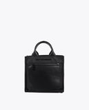 Nylon Crossbody Bag with Faux Leather Effect