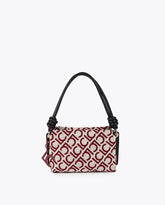 Jacquard Fabric Crossbody LC Flocked