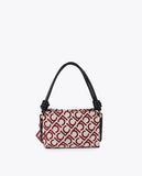 Jacquard Fabric Crossbody LC Flocked