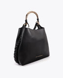 Customized Metallic Handle Shopper Bag