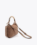 Custom Metallic Handle Crossbody Bag