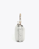 Customizable Metallic Handle Crossbody