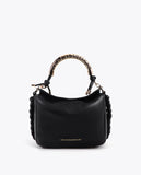 Customizable Metallic Handle Crossbody