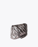 Metallic Quilted Flap Bag