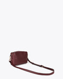 Oval LC Logo Snake Effect Crossbody Bag