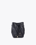 Shoulder Bag with Snake Effect Details