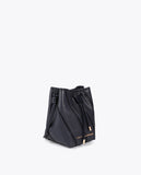 Shoulder Bag with Snake Effect Details