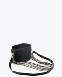 Monogram Diamond Oval Logo Faux Leather Crossbody