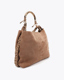 Personalized Metallic Handle Shopper Bag