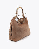 Personalized Metallic Handle Shopper Bag