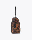 Leopard Print Shopper Bag with LC Logo