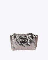 Quilted Metallic Crossbody Bag