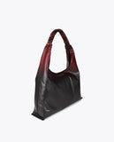 Faux Leather Effect Shopper Bag with Braided Handle and Leopard LC Logo