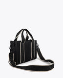 Neoprene Fabric Mini Shopper with Tone-On-Tone Silicon Logo