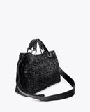Ruched Leather Effect Bag