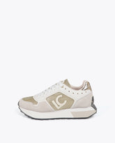 Sneaker with Custom Sole and Animal Print and Leather Details