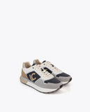 Animal print trainers with personalised sole and leather details