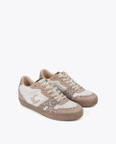 Wedge Sneaker with Leather Details