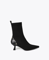 Sock-Style Boot with Snake Details