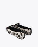 Round Toe Ballerina with Front Bow