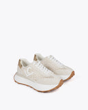 Platform Sneakers with Metallic Studs