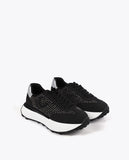 Platform Sneakers with Metallic Studs