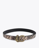 Reversible Belt with LC Leopard Buckle