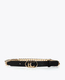 Oval Logo Chain Belt