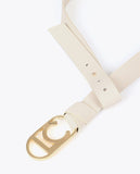 Oval Logo Chain Belt