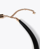 Oval Logo Faux Leather Straps Belt