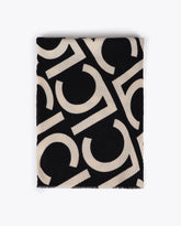 Two-tone Pleated Scarf