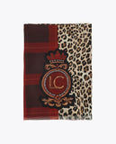 Animal Print and Tartan Scarf