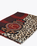 Animal Print and Tartan Scarf