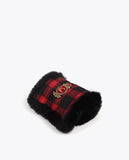 Reversible Tartan and Faux Fur Scarf