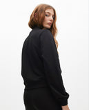 Bomber with Jewel Pocket Details