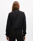 Bomber with Jewel Pocket Details