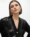 Sequin Detail Knit Cardigan