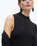 Long Lurex Knit Cardigan