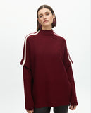 Contrast Sleeve Sweater