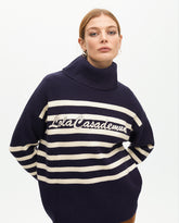 Thick Knit Turtleneck Sweater