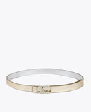 Metallic Reversible Belt Pack with Interchangeable Buckle