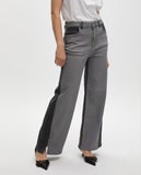 Bicolor Wideleg Jeans